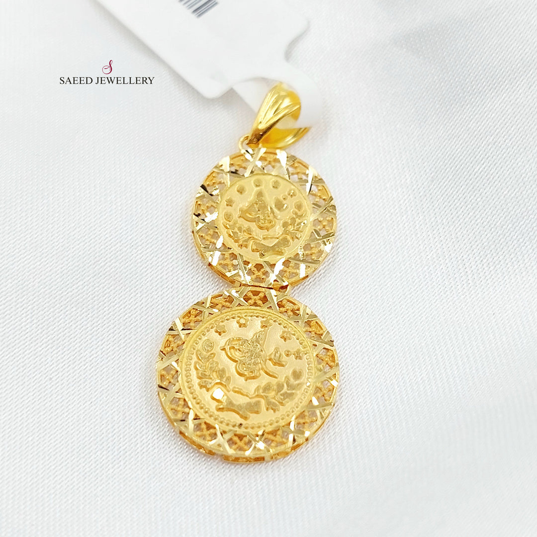 21K تعليقة رشادي-مجوهرات الشيخ سعيد-Saeed Jewelry 