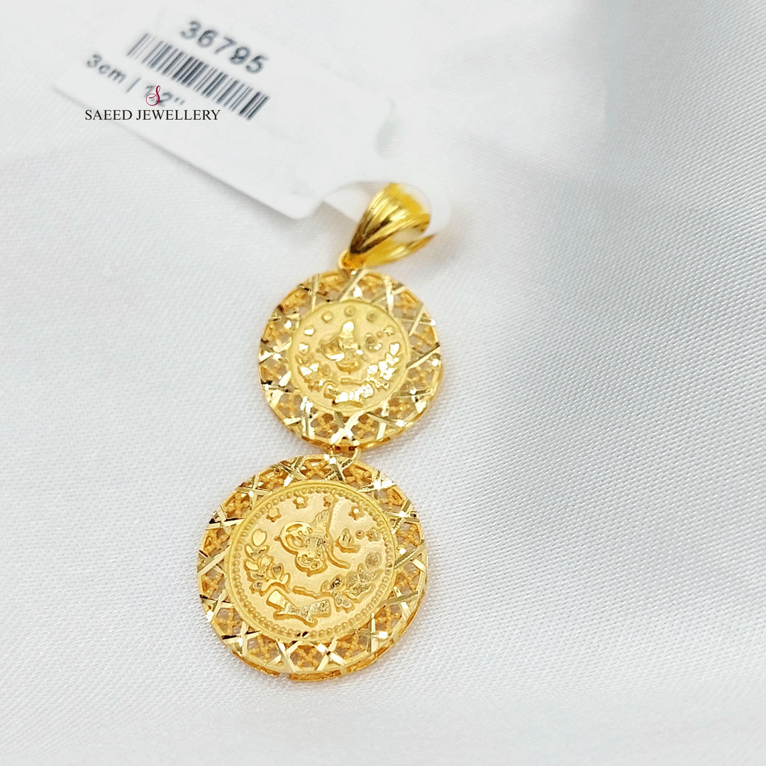 21K تعليقة رشادي-مجوهرات الشيخ سعيد-Saeed Jewelry 