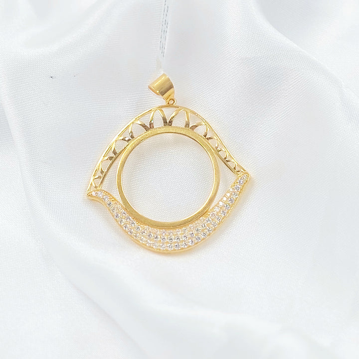 21K تعليقة برواز رشادي-مجوهرات الشيخ سعيد-Saeed Jewelry 