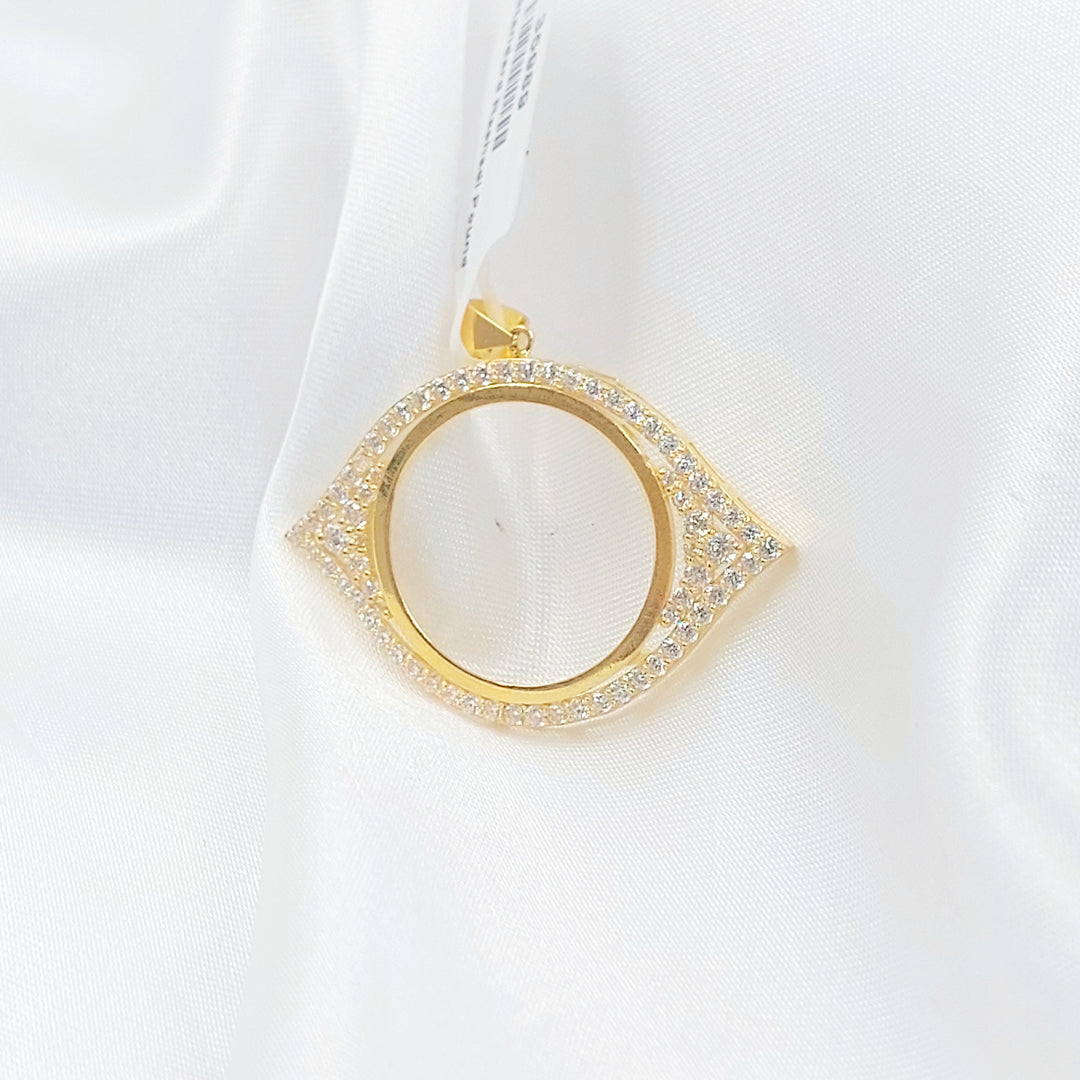 21K تعليقة برواز رشادي-مجوهرات الشيخ سعيد-Saeed Jewelry 