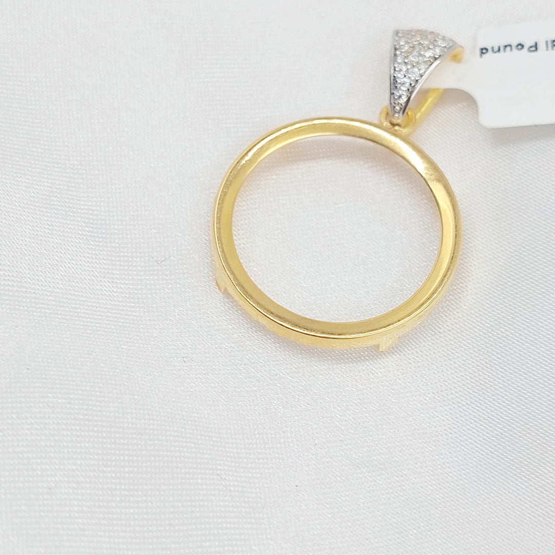 21K تعليقة برواز رشادي-مجوهرات الشيخ سعيد-Saeed Jewelry 