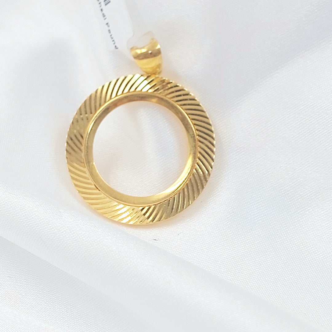 21K تعليقة برواز رشادي-مجوهرات الشيخ سعيد-Saeed Jewelry 