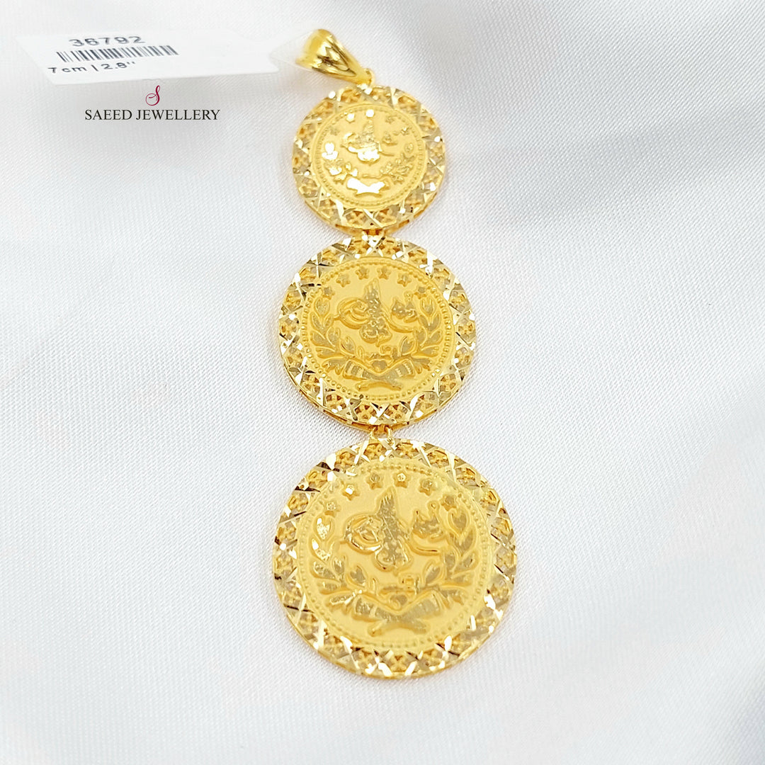 21K تعليقة رشادي-مجوهرات الشيخ سعيد-Saeed Jewelry 