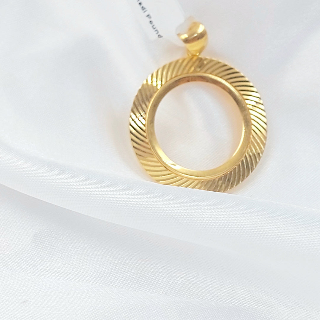 21K تعليقة برواز رشادي-مجوهرات الشيخ سعيد-Saeed Jewelry 