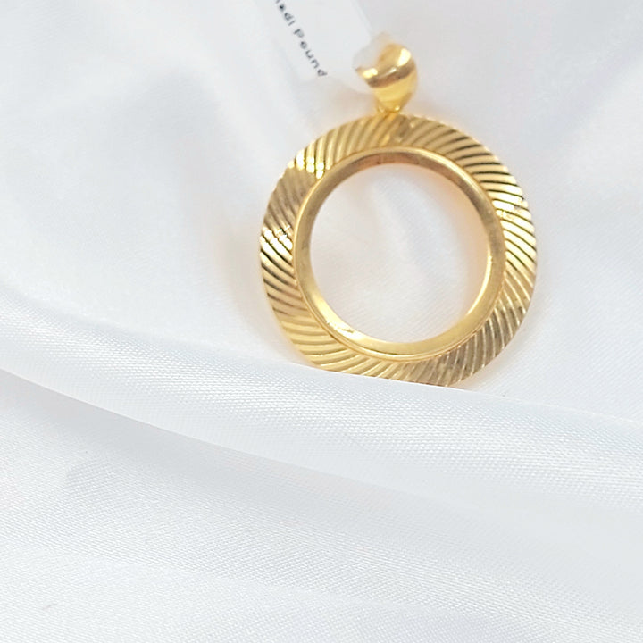 21K تعليقة برواز رشادي-مجوهرات الشيخ سعيد-Saeed Jewelry 