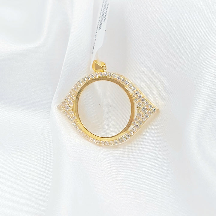 21K تعليقة برواز رشادي-مجوهرات الشيخ سعيد-Saeed Jewelry 