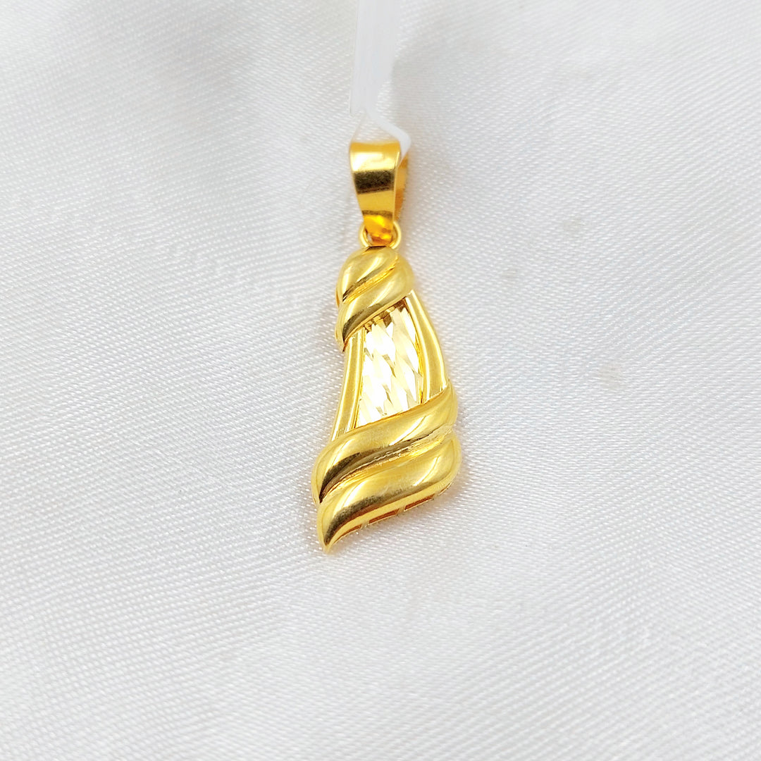 21K تعليقة  كوفية-مجوهرات الشيخ سعيد-Saeed Jewelry 