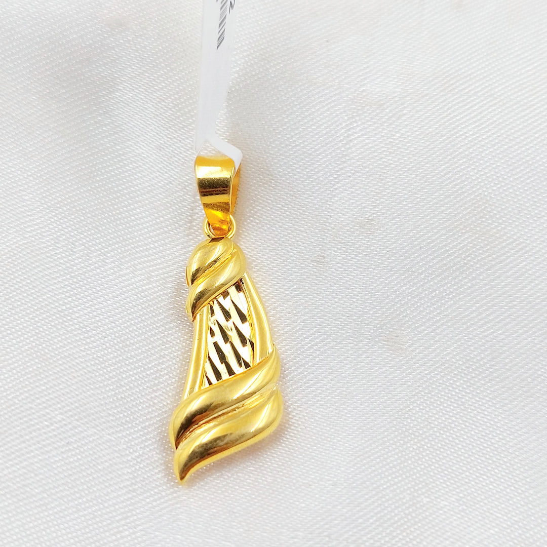 21K تعليقة  كوفية-مجوهرات الشيخ سعيد-Saeed Jewelry 