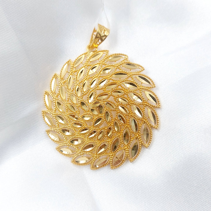 21K تعليقة سنبلة-مجوهرات الشيخ سعيد-Saeed Jewelry 