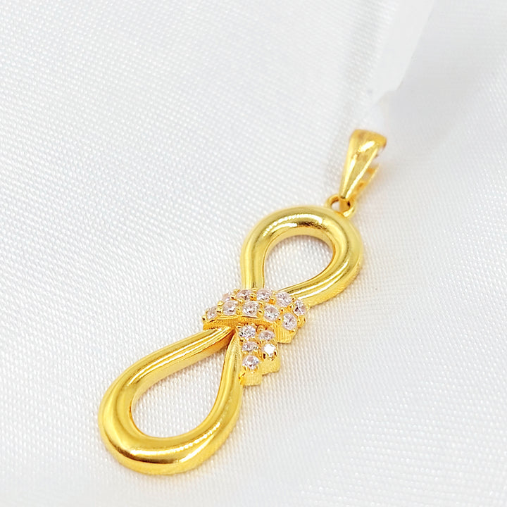 21K تعليقة شكلة مرصع-مجوهرات الشيخ سعيد-Saeed Jewelry 