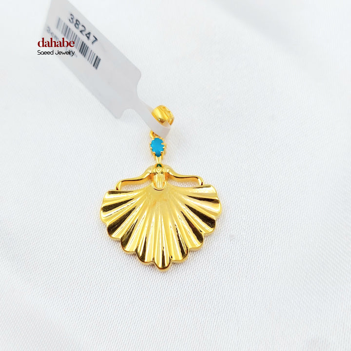 21K تعليقة اكسترا مرصع-مجوهرات الشيخ سعيد-Saeed Jewelry 