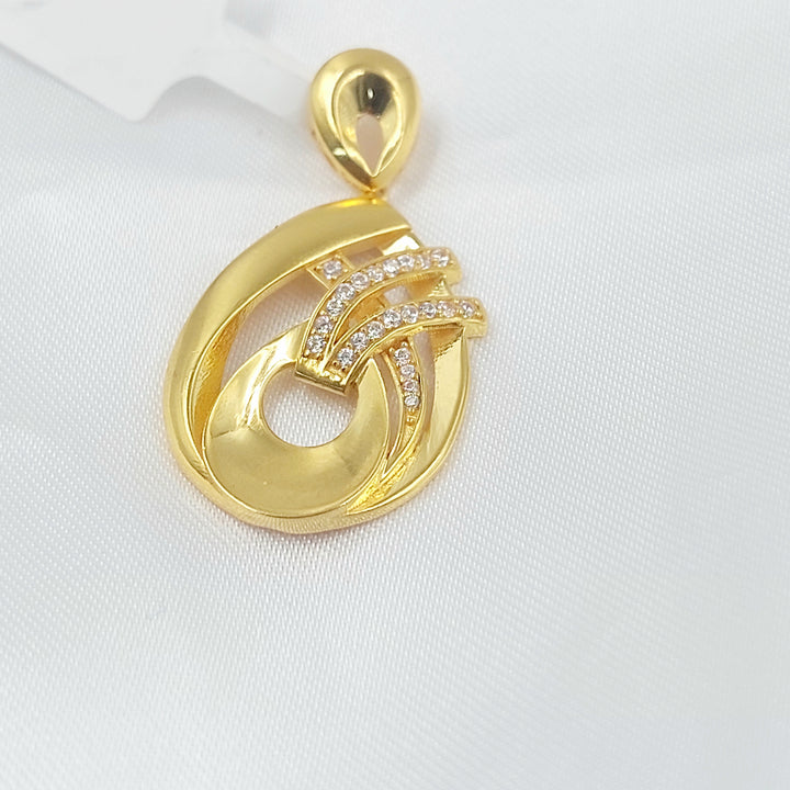 21K تعليقة اكسترا مرصع-مجوهرات الشيخ سعيد-Saeed Jewelry 