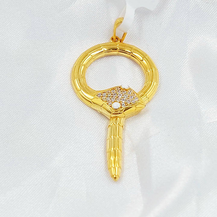 21K تعليقة اكسترا مرصع-مجوهرات الشيخ سعيد-Saeed Jewelry 