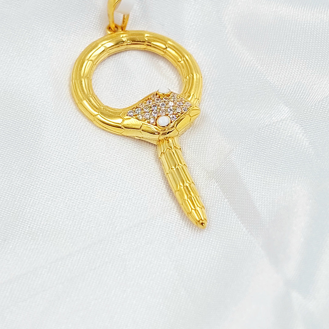 21K تعليقة اكسترا مرصع-مجوهرات الشيخ سعيد-Saeed Jewelry 