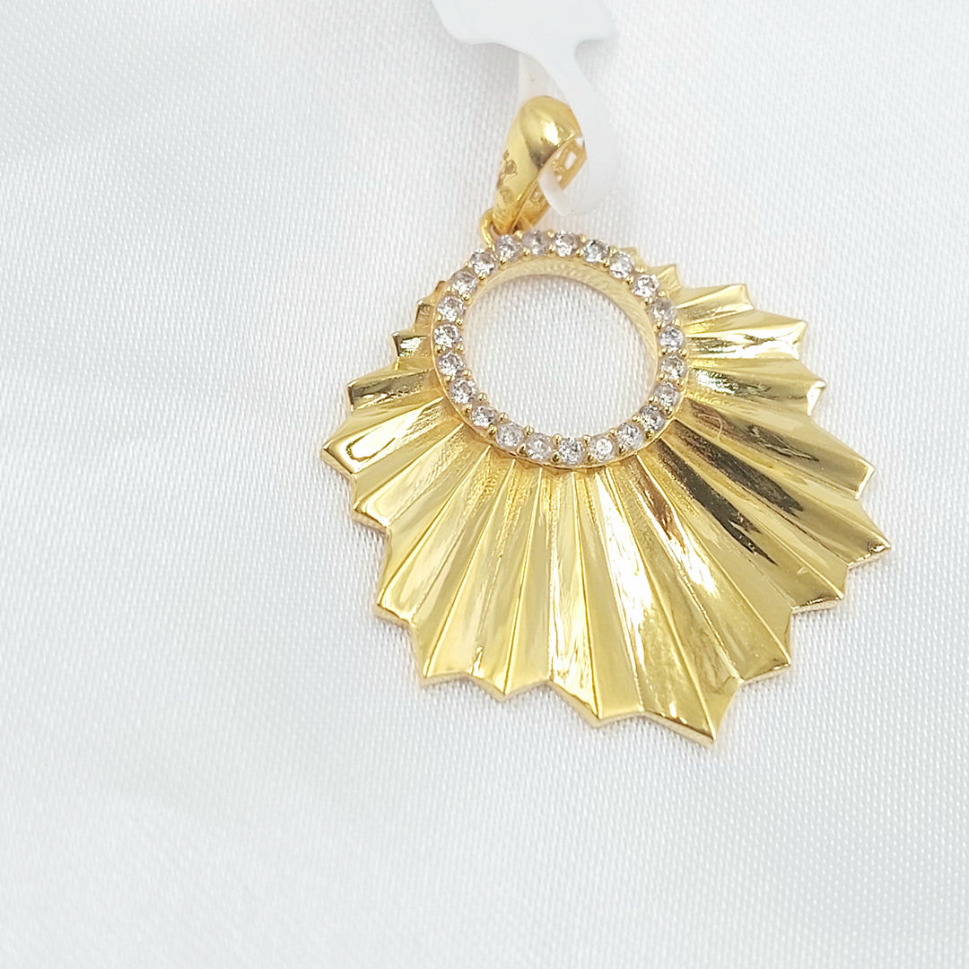 21K تعليقة اكسترا مرصع-مجوهرات الشيخ سعيد-Saeed Jewelry 