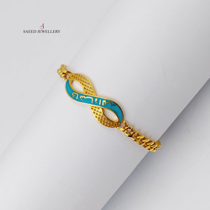 21K تعليقة فيرنا مينا-مجوهرات الشيخ سعيد-Saeed Jewelry 