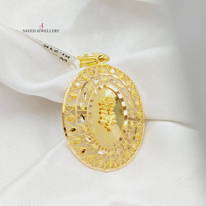 21K تعليقة اونصه-مجوهرات الشيخ سعيد-Saeed Jewelry 