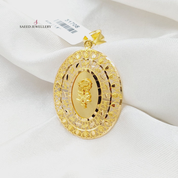 21K تعليقة اونصه-مجوهرات الشيخ سعيد-Saeed Jewelry 