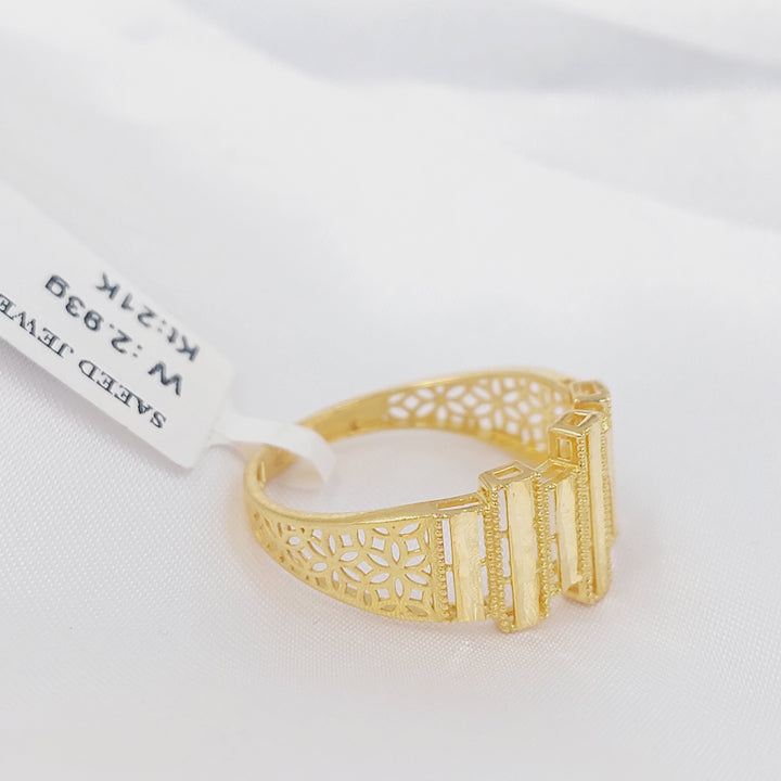 21K خاتم اكسترا-مجوهرات الشيخ سعيد-Saeed Jewelry 