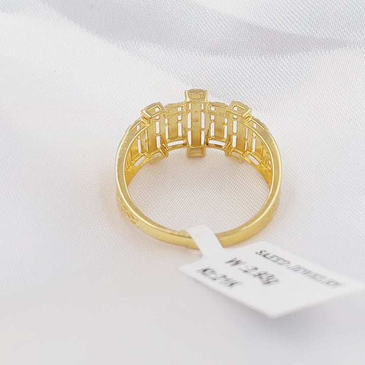 21K خاتم اكسترا-مجوهرات الشيخ سعيد-Saeed Jewelry 