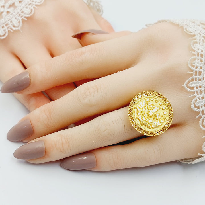 21K خاتم رشادي-مجوهرات الشيخ سعيد-Saeed Jewelry 