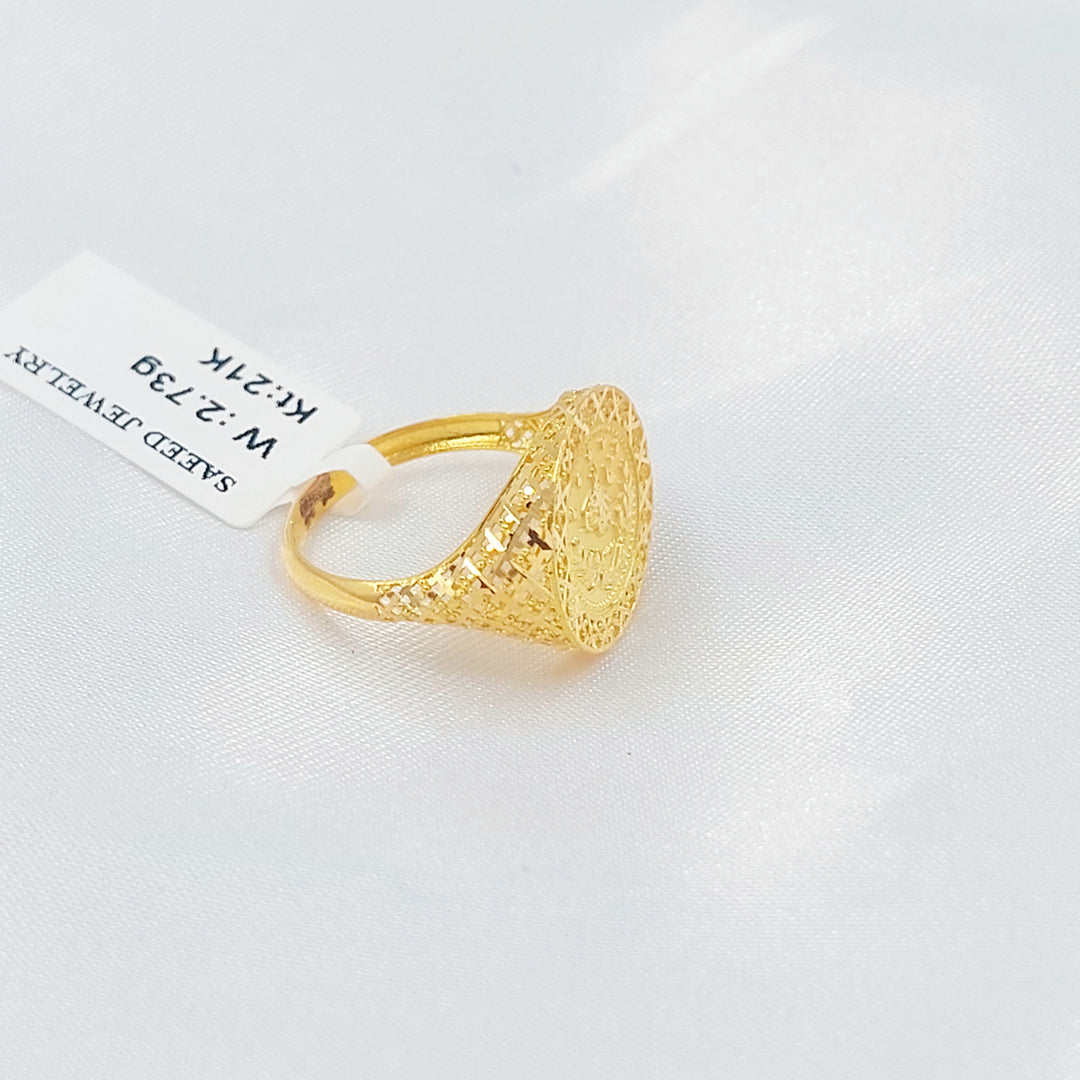 21K خاتم رشادي-مجوهرات الشيخ سعيد-Saeed Jewelry 