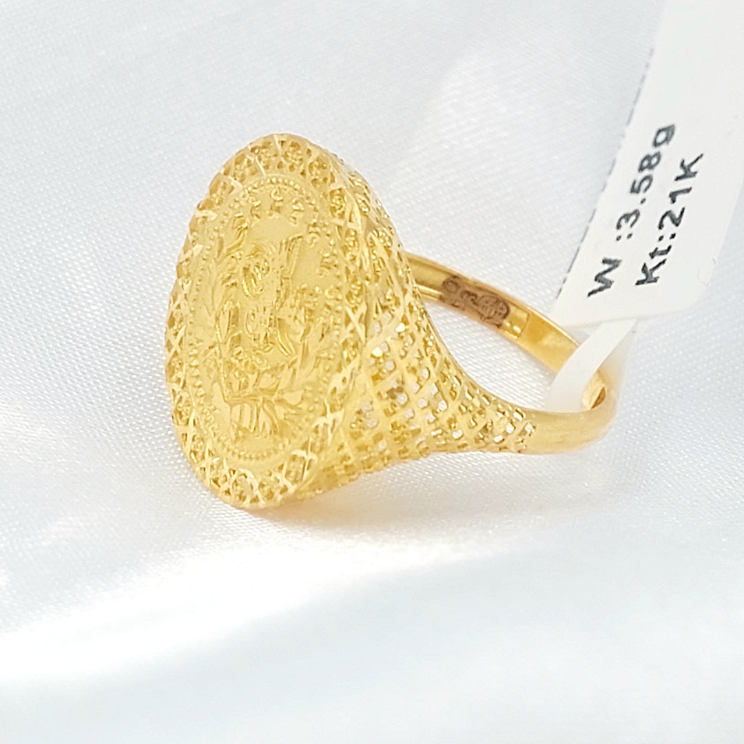 21K خاتم رشادي-مجوهرات الشيخ سعيد-Saeed Jewelry 