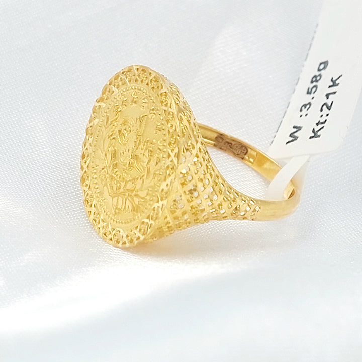 21K خاتم رشادي-مجوهرات الشيخ سعيد-Saeed Jewelry 