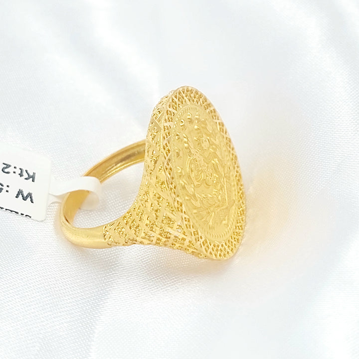 21K خاتم رشادي-مجوهرات الشيخ سعيد-Saeed Jewelry 