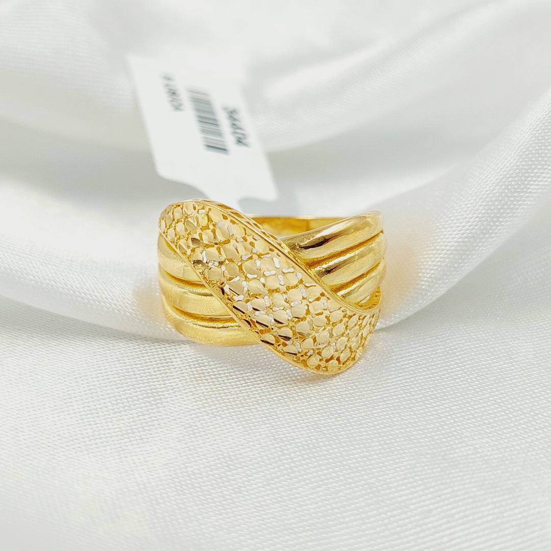 21K خاتم حزام-مجوهرات الشيخ سعيد-Saeed Jewelry 