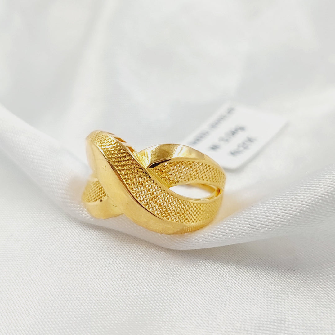 21K خاتم حزام-مجوهرات الشيخ سعيد-Saeed Jewelry 