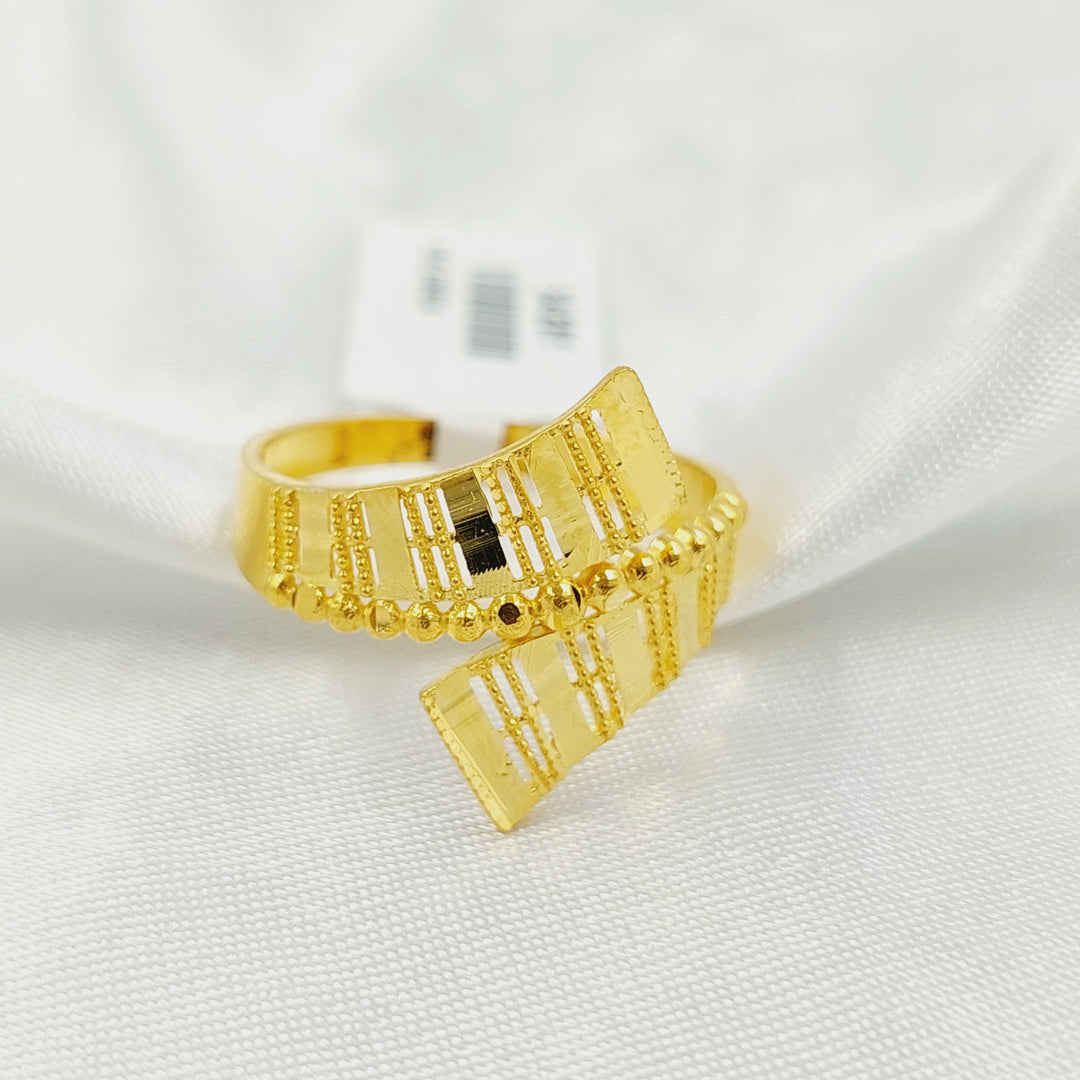 21K خاتم حزام-مجوهرات الشيخ سعيد-Saeed Jewelry 