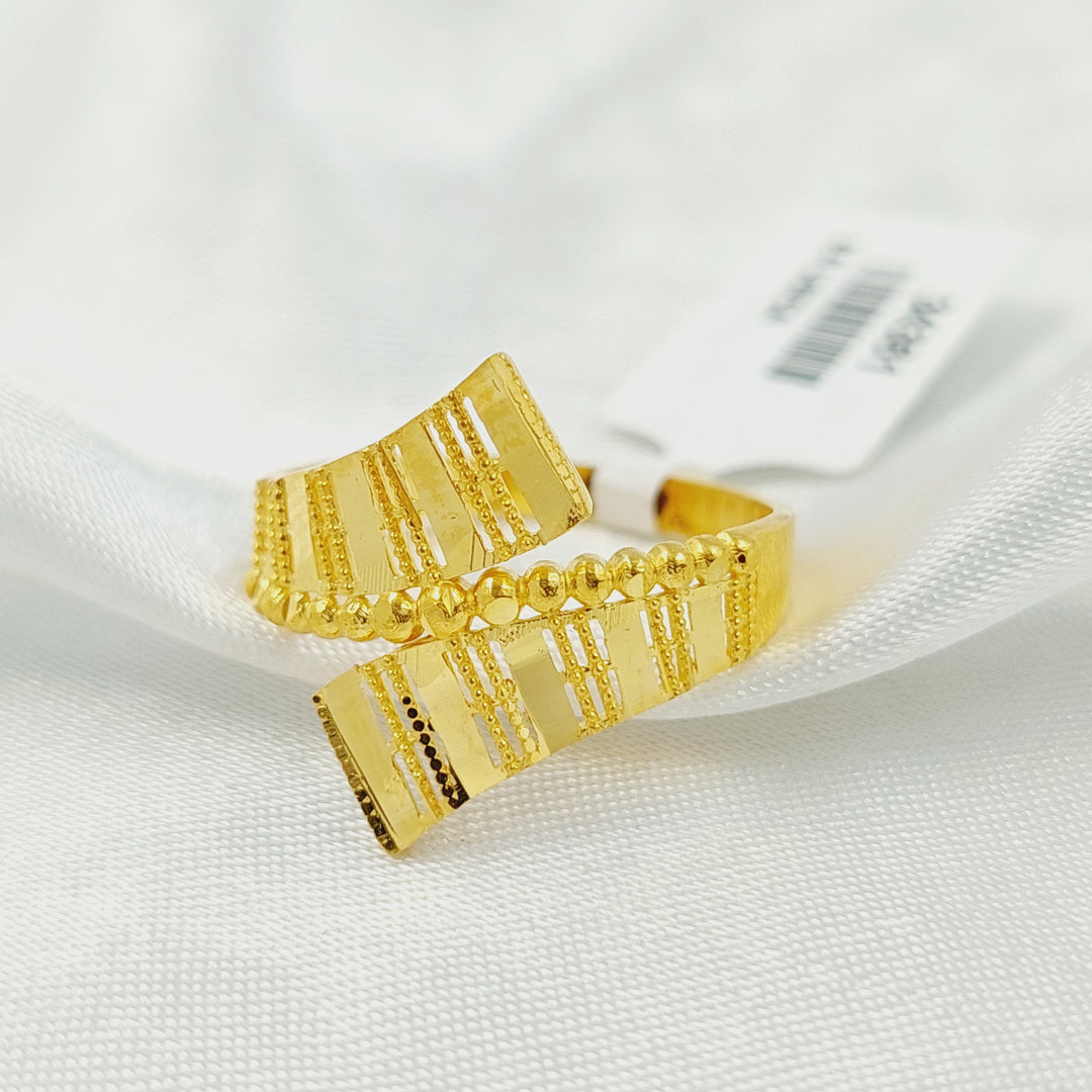 21K خاتم حزام-مجوهرات الشيخ سعيد-Saeed Jewelry 