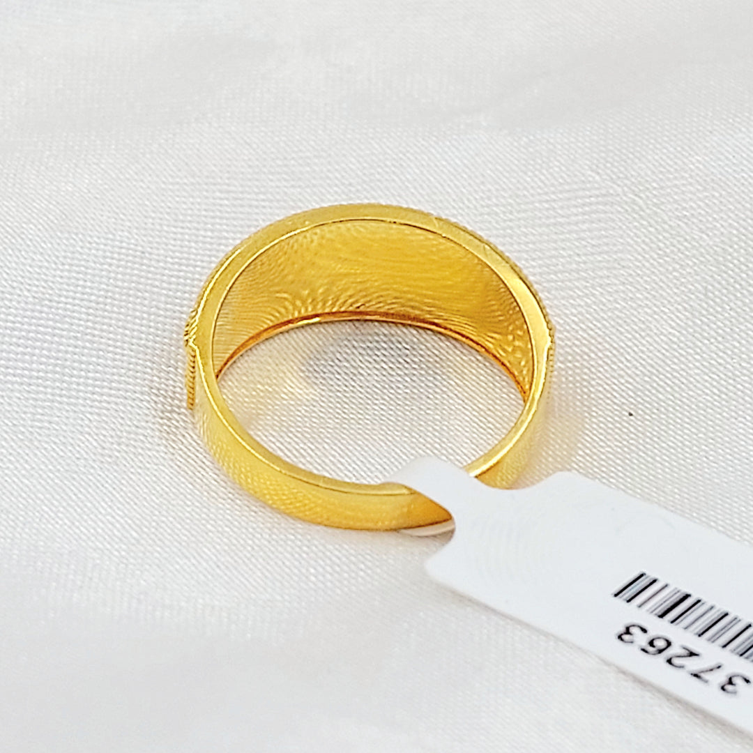 21K خاتم اكسترا-مجوهرات الشيخ سعيد-Saeed Jewelry 