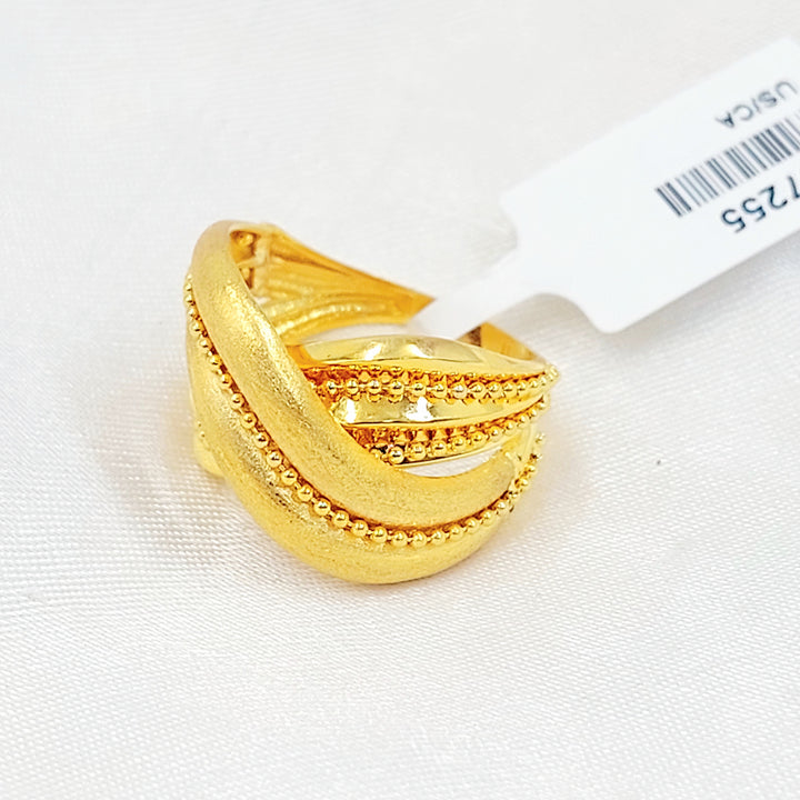 21K خاتم اكسترا-مجوهرات الشيخ سعيد-Saeed Jewelry 