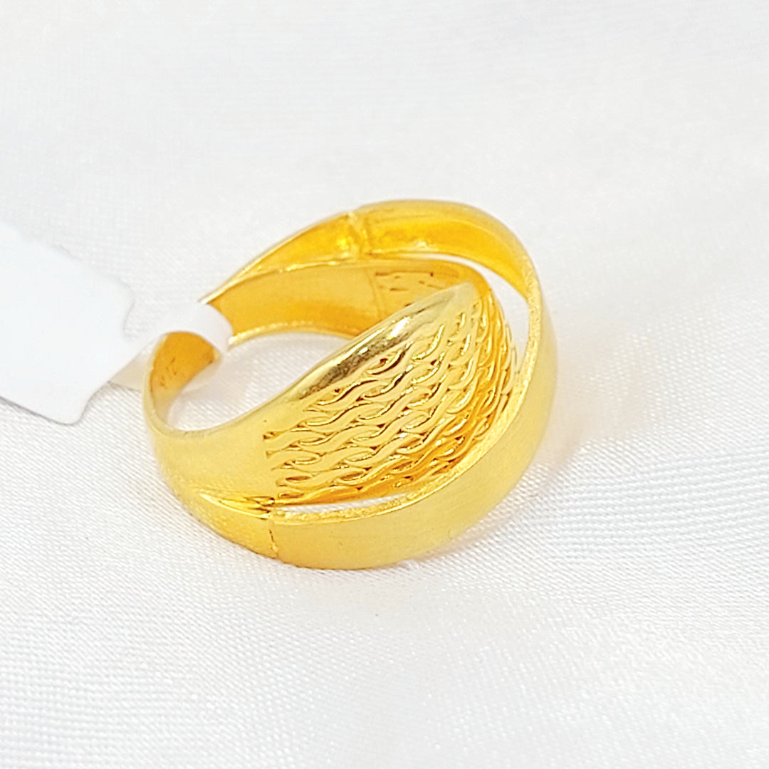 21K خاتم اكسترا-مجوهرات الشيخ سعيد-Saeed Jewelry 
