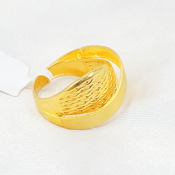 21K خاتم اكسترا-مجوهرات الشيخ سعيد-Saeed Jewelry 