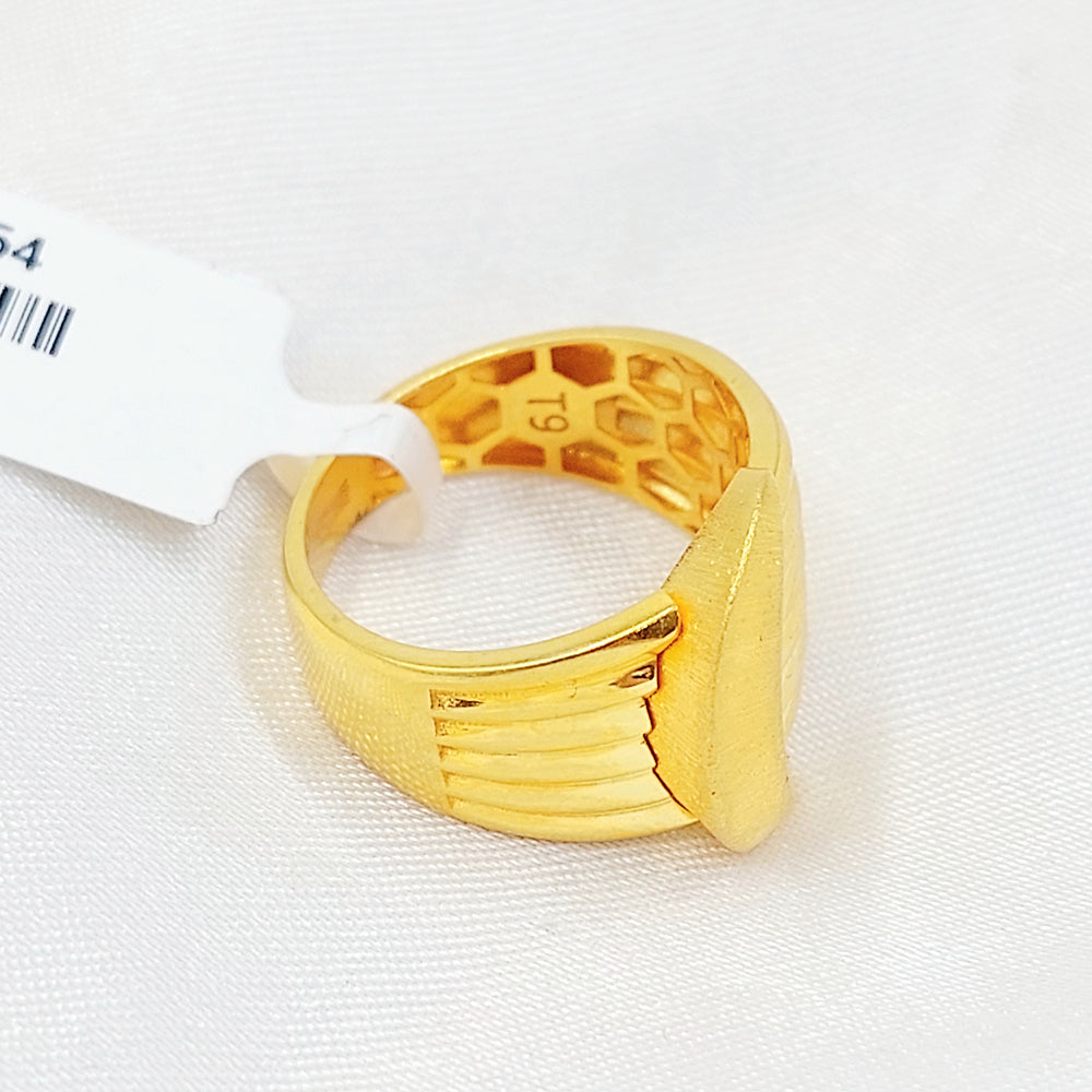 21K خاتم اكسترا-مجوهرات الشيخ سعيد-Saeed Jewelry 