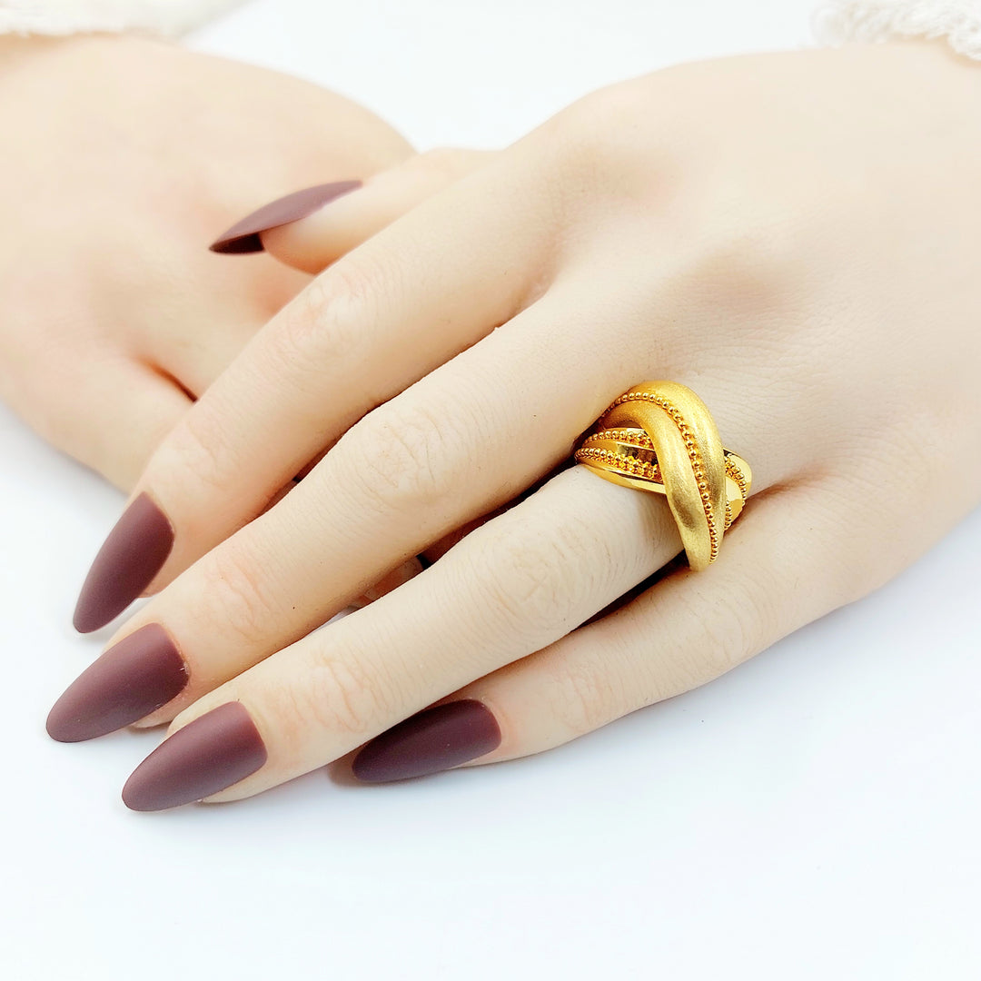 21K خاتم اكسترا-مجوهرات الشيخ سعيد-Saeed Jewelry 