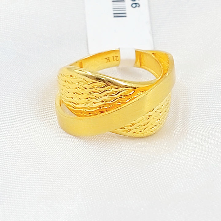 21K خاتم اكسترا-مجوهرات الشيخ سعيد-Saeed Jewelry 