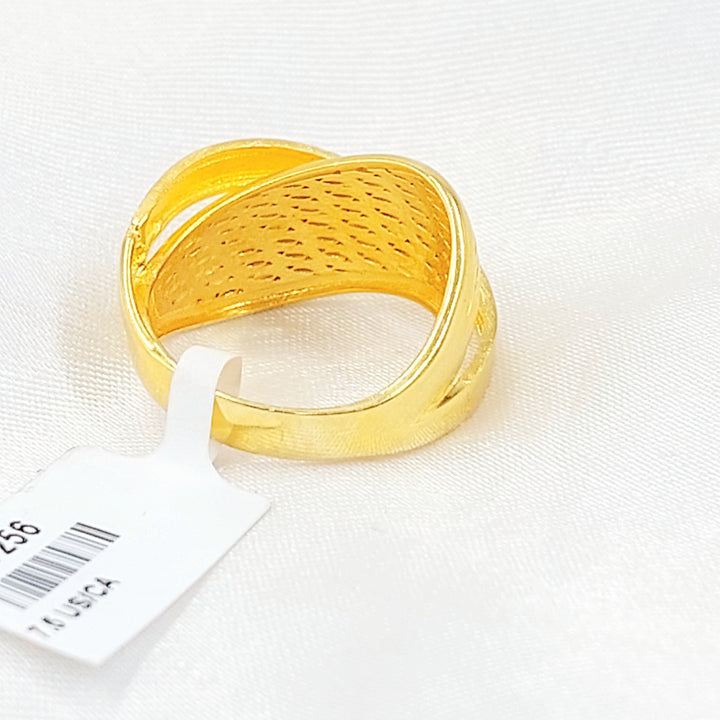21K خاتم اكسترا-مجوهرات الشيخ سعيد-Saeed Jewelry 