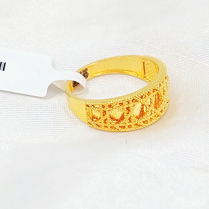 21K خاتم اكسترا-مجوهرات الشيخ سعيد-Saeed Jewelry 
