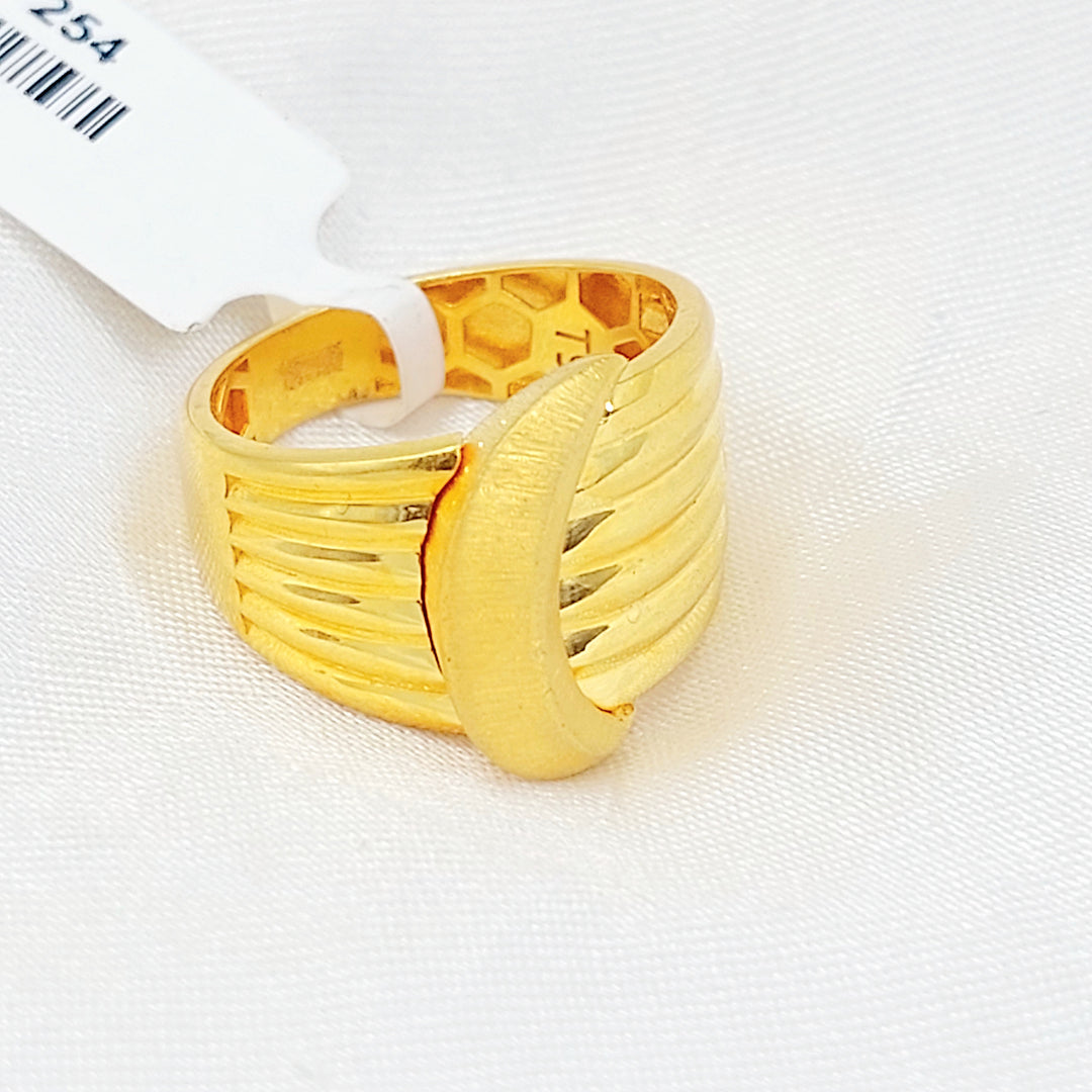 21K خاتم اكسترا-مجوهرات الشيخ سعيد-Saeed Jewelry 
