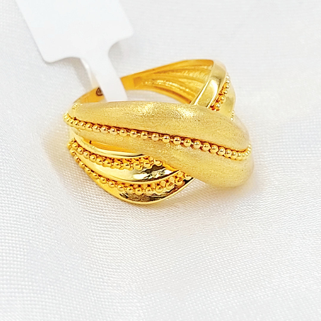 21K خاتم اكسترا-مجوهرات الشيخ سعيد-Saeed Jewelry 