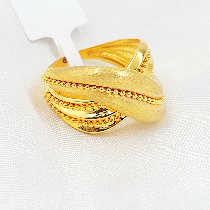 21K خاتم اكسترا-مجوهرات الشيخ سعيد-Saeed Jewelry 