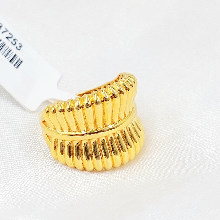 21K خاتم اكسترا-مجوهرات الشيخ سعيد-Saeed Jewelry 