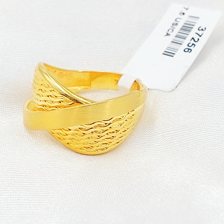 21K خاتم اكسترا-مجوهرات الشيخ سعيد-Saeed Jewelry 
