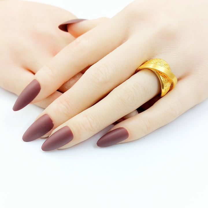 21K خاتم اكسترا-مجوهرات الشيخ سعيد-Saeed Jewelry 