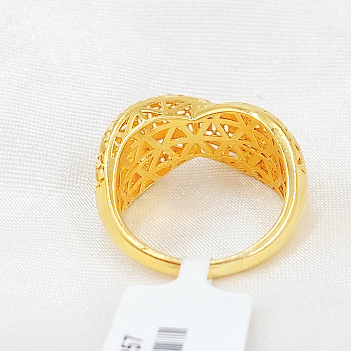 21K خاتم اكسترا-مجوهرات الشيخ سعيد-Saeed Jewelry 