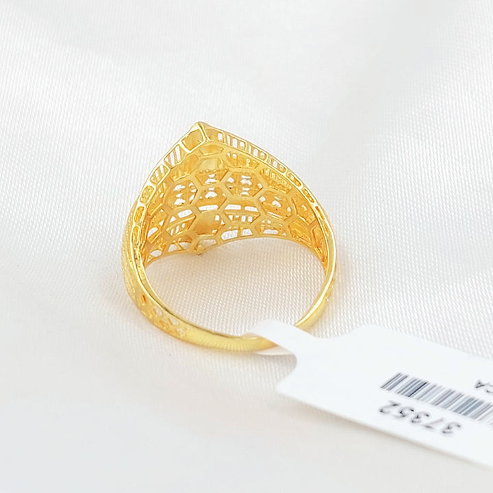 21K خاتم اكسترا-مجوهرات الشيخ سعيد-Saeed Jewelry 